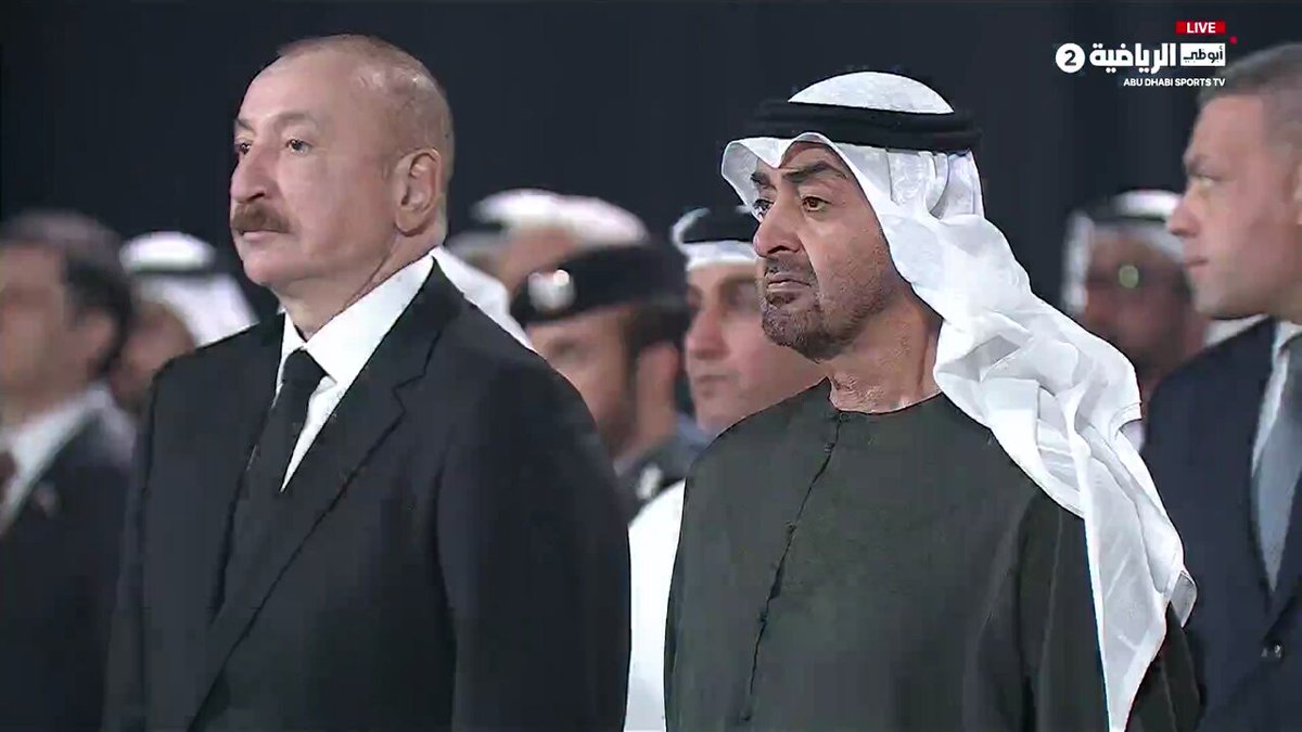 بحضور رئيس الدولة ورئيس جمهورية أذربيجان.. السلام الوطني في حفل افتتاح #ألعاب_المستقبل_2025 