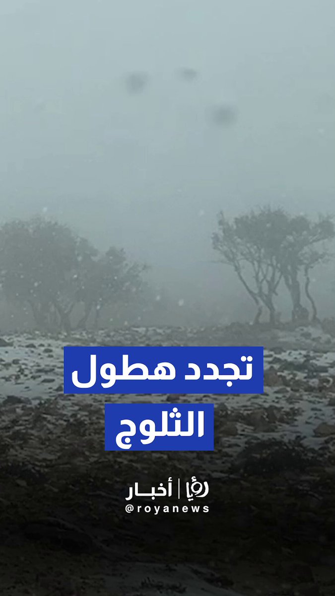 تجدد هطول الثلوج على مرتفعات الهيشة بالشوبك #عاجل 