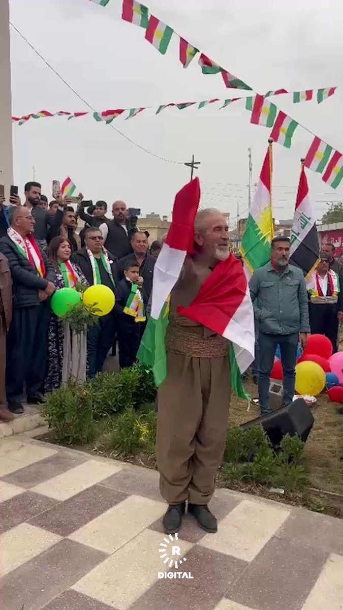 إحياء يوم علم كوردستان في قضاء خانقين بمحافظة ديالى 