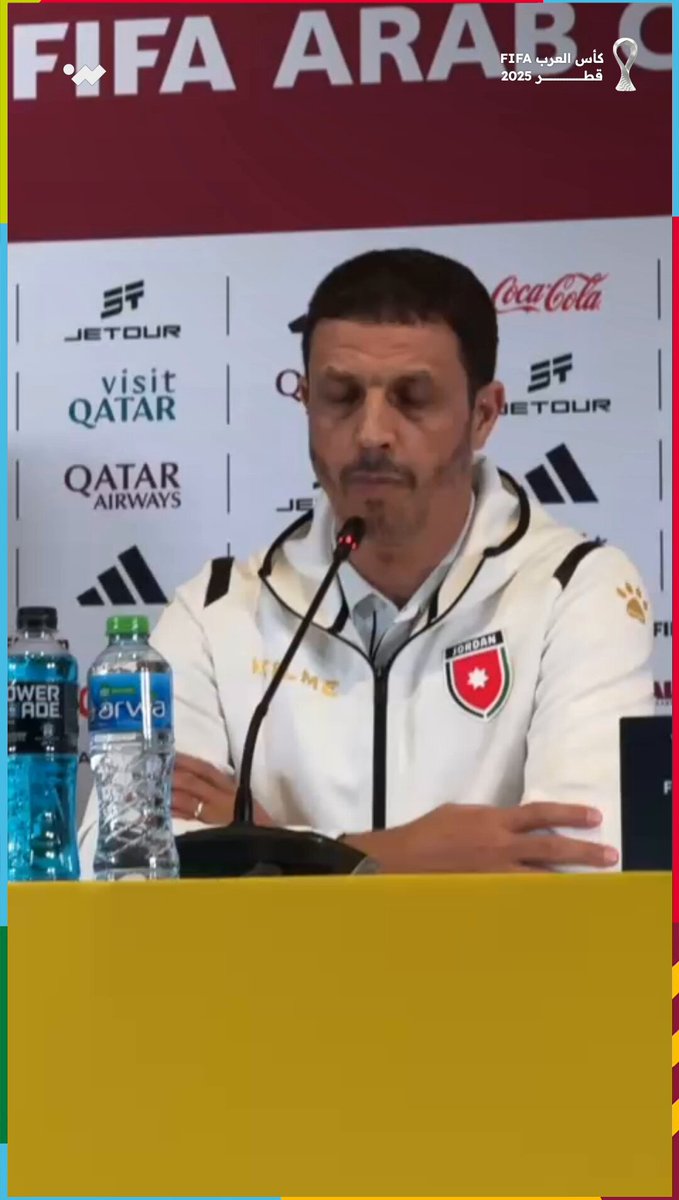 جمال السلامي، مدرب المنتخب الأردني : " سنزور يزن النعيمات ونتمنى أن نهديه الكأس" 