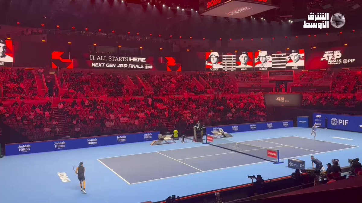 تنطلق الآن المباراة الثانية بين البلجيكي الكسندر بلوكس و الألماني جاستين انجيل ضمن منافسات #نهائيات_الجيل_القادم 