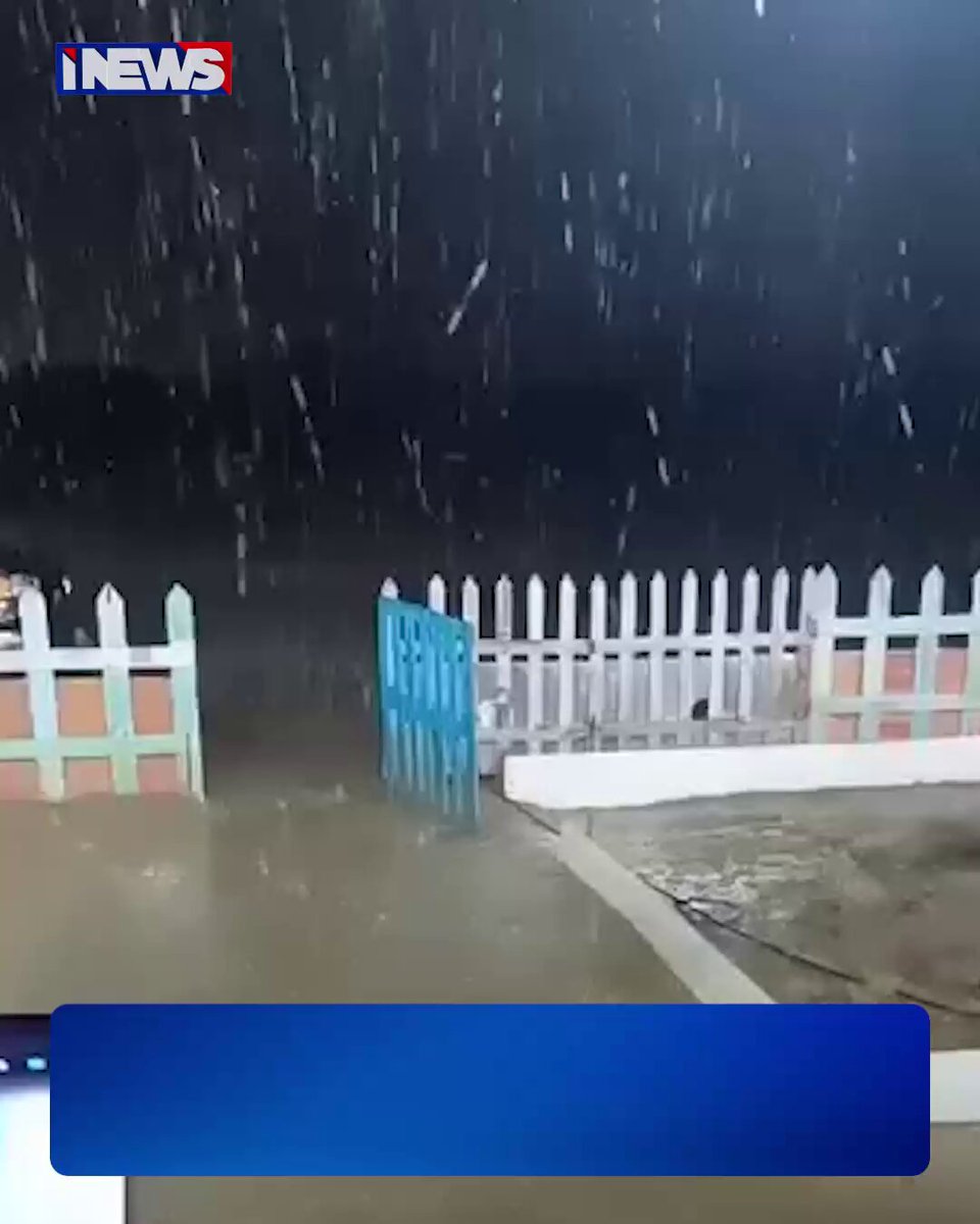 امطار مصحوبة بتساقط حبات البرد في قضاء الزبير بمحافظة البصرة اي نيوز ح.ع 