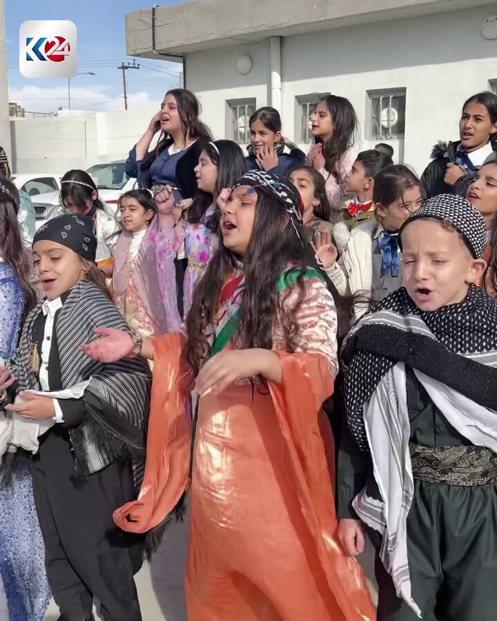في يوم علم كوردستان.. هكذا عبّر تلاميذ إحدى مدارس كركوك عن فخرهم واعتزازهم بهذه المناسبة 