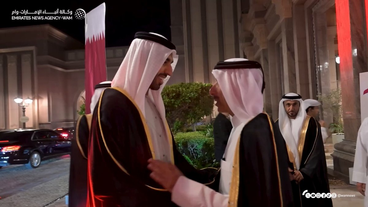 صقر غباش يحضر حفل السفارة القطرية باليوم الوطني #اليوم_الوطني_القطري 