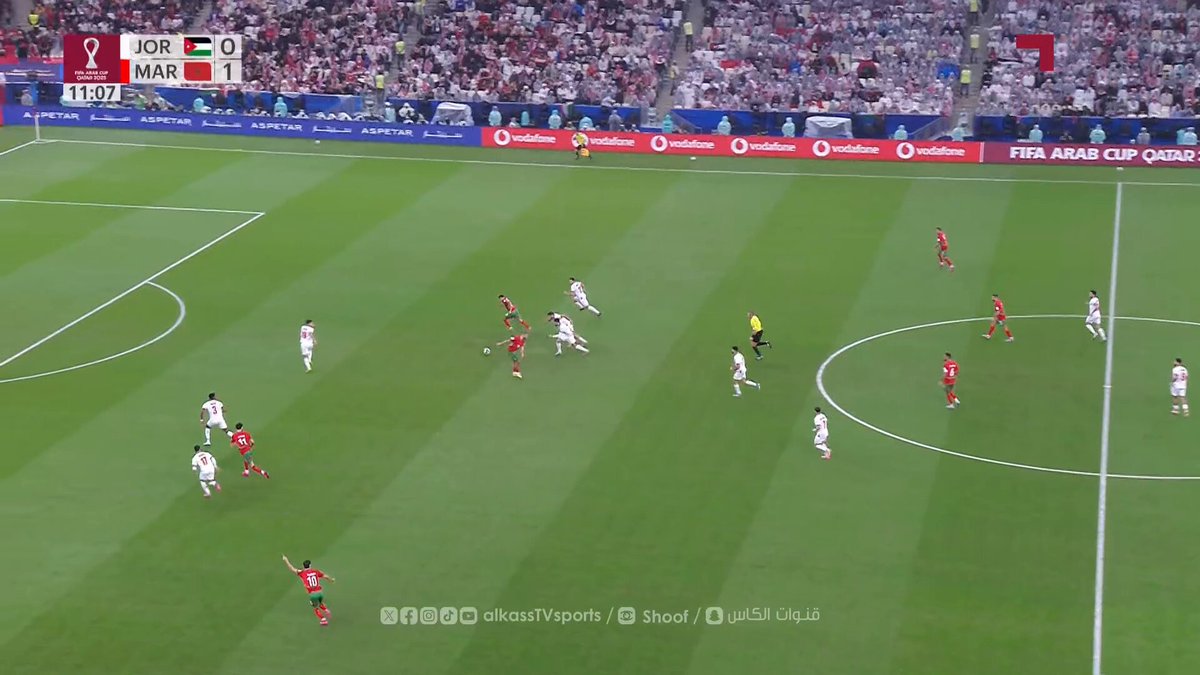 يزيد أبو ليلى حارس مرمى الأردن يتألق ويمنع هدف مغربي ثاني #الأردن_المغرب 