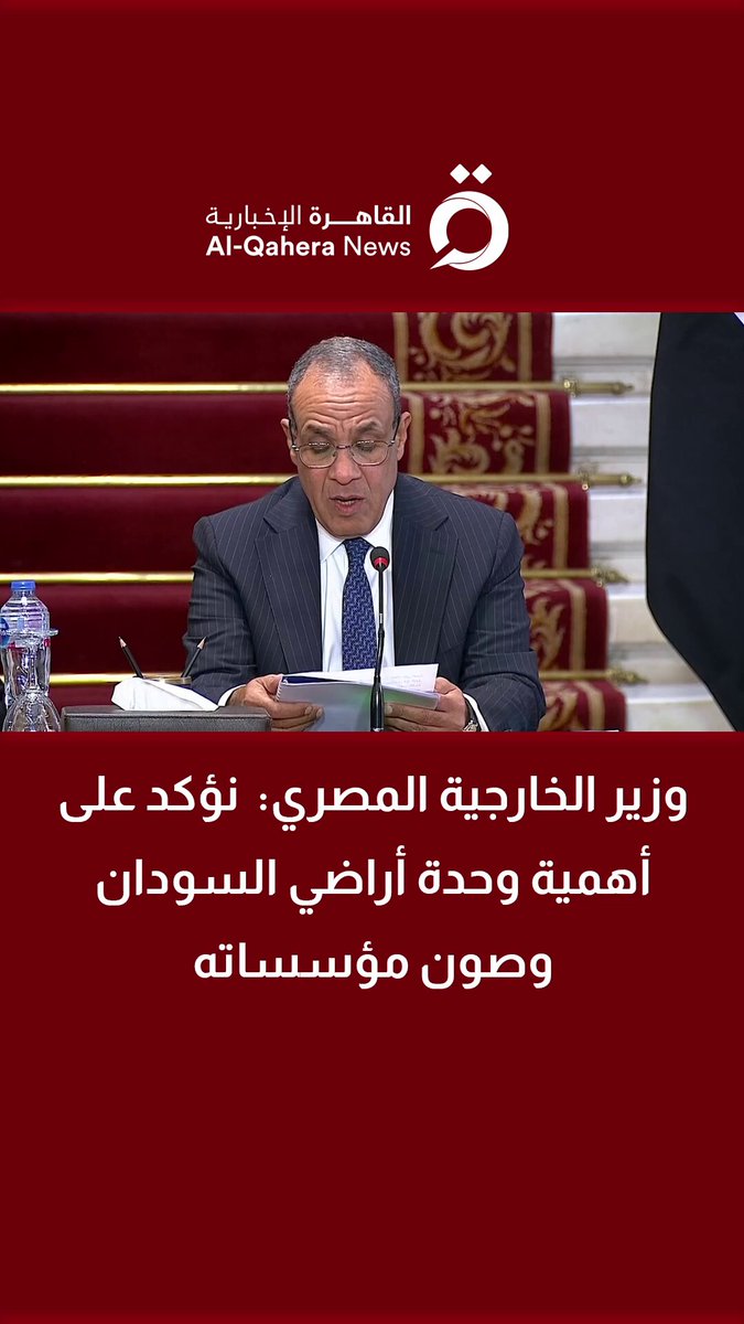وزير الخارجية المصري: نؤكد على أهمية وحدة أراضي السودان وصون مؤسساته 