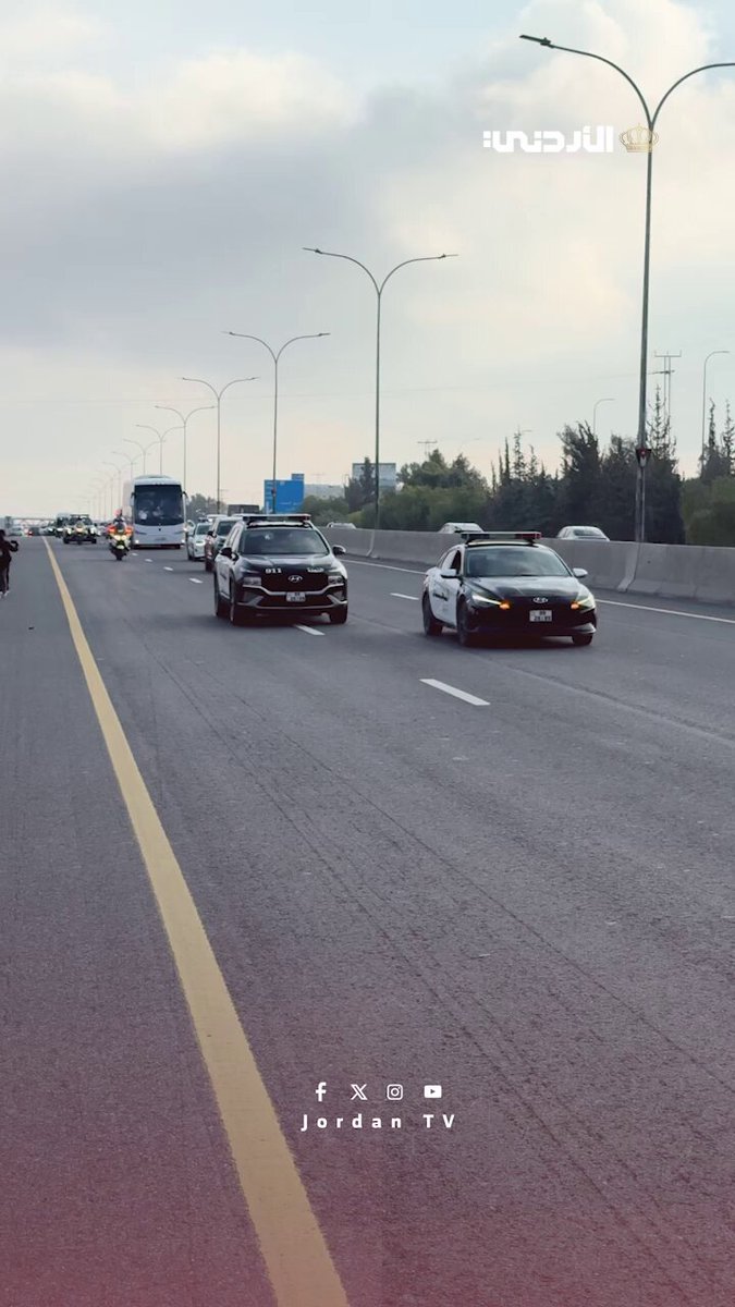 وصول حافلة النشامى #الأردن 