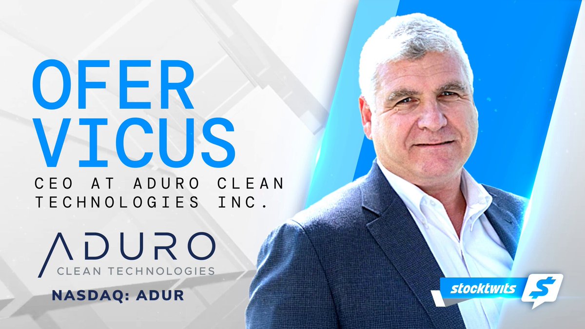💹STOCKTWITS : "Aduro Clean Technologies: Innovazione nella Riciclazione Chimica con la Tecnologia Hydrochemolytic"