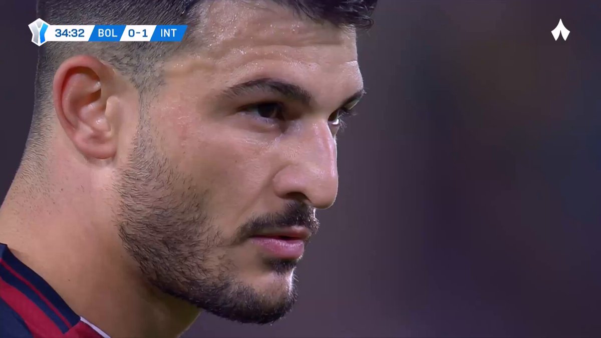 بولونيا يسجل هدف التعادل في إنتر ميلان 