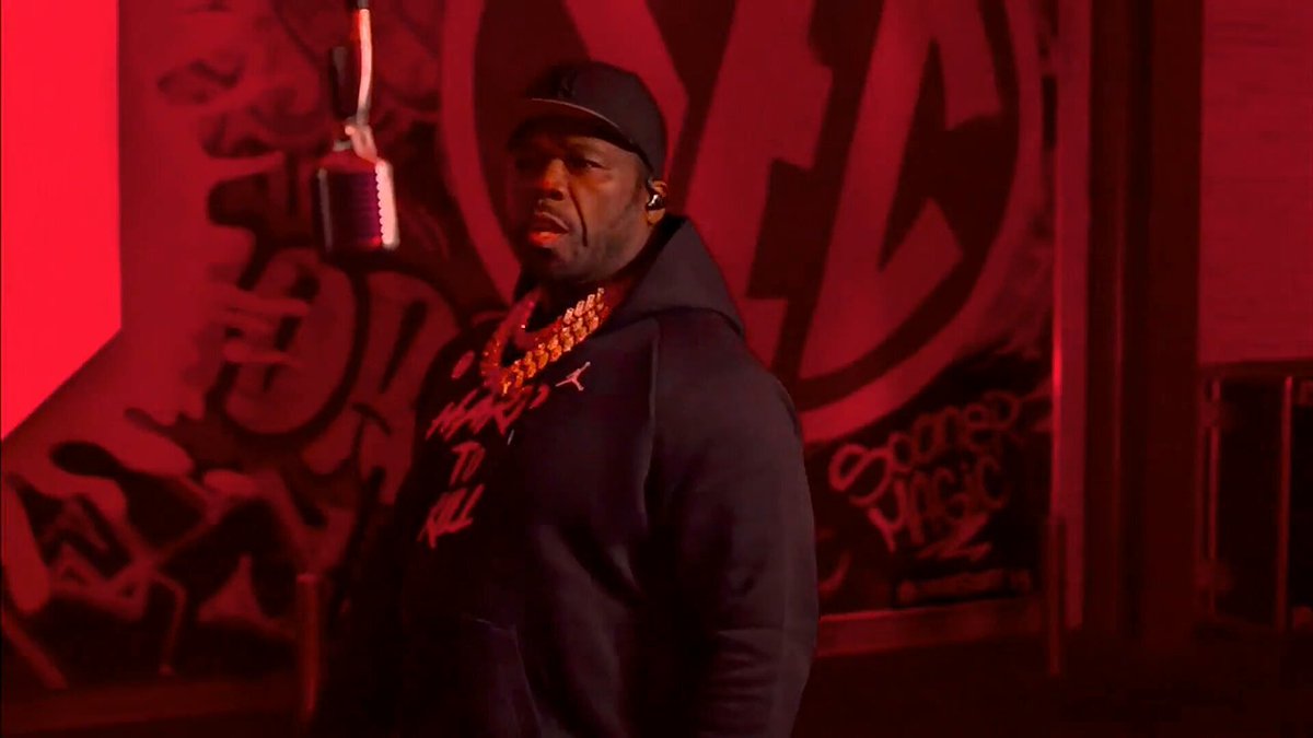 Oklahoma brought out 50 Cent to perform "Many Men" at the beginning of the 4th quarter 🔥

Ty Sim...
