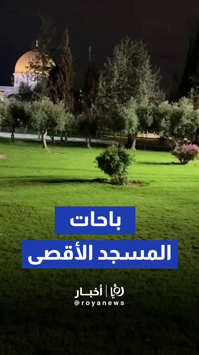 أجواء الفجر في باحات المسجد الأقصى #رؤيا_أخبار 