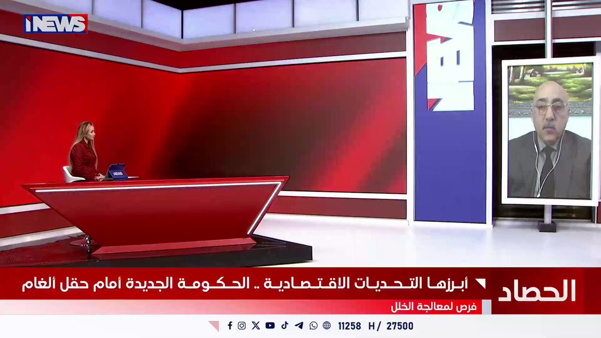 صفوان قصي: تفعيل القطاع الخاص وتطوير الادوات المالية لتخفيف الديون و تحقيق الاستقلال الاقتصادي - صفوان قصي خبير اقتصادي اي نيوز ح.ن 