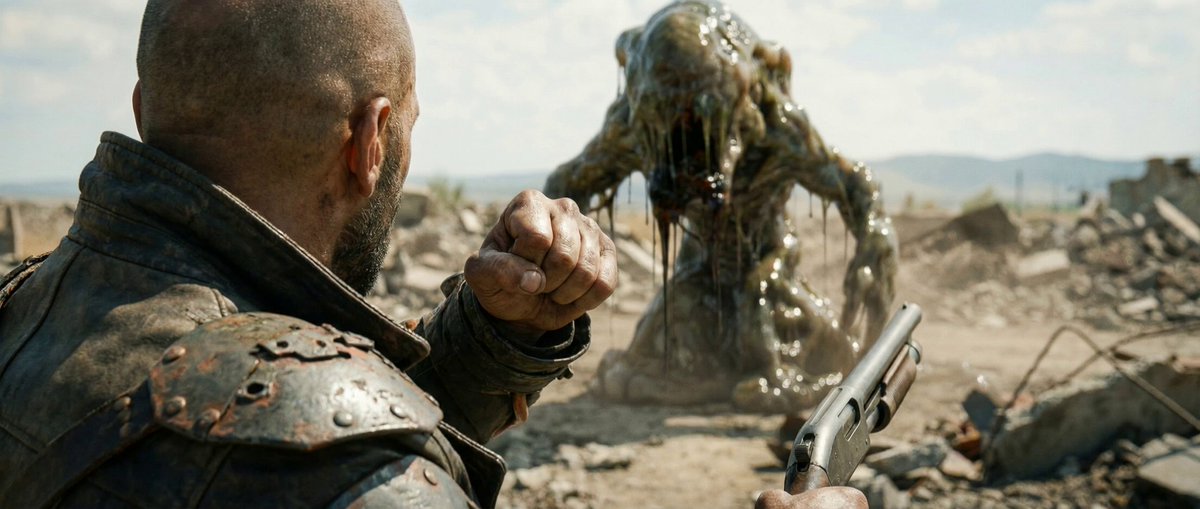 Start and end frame battle shot