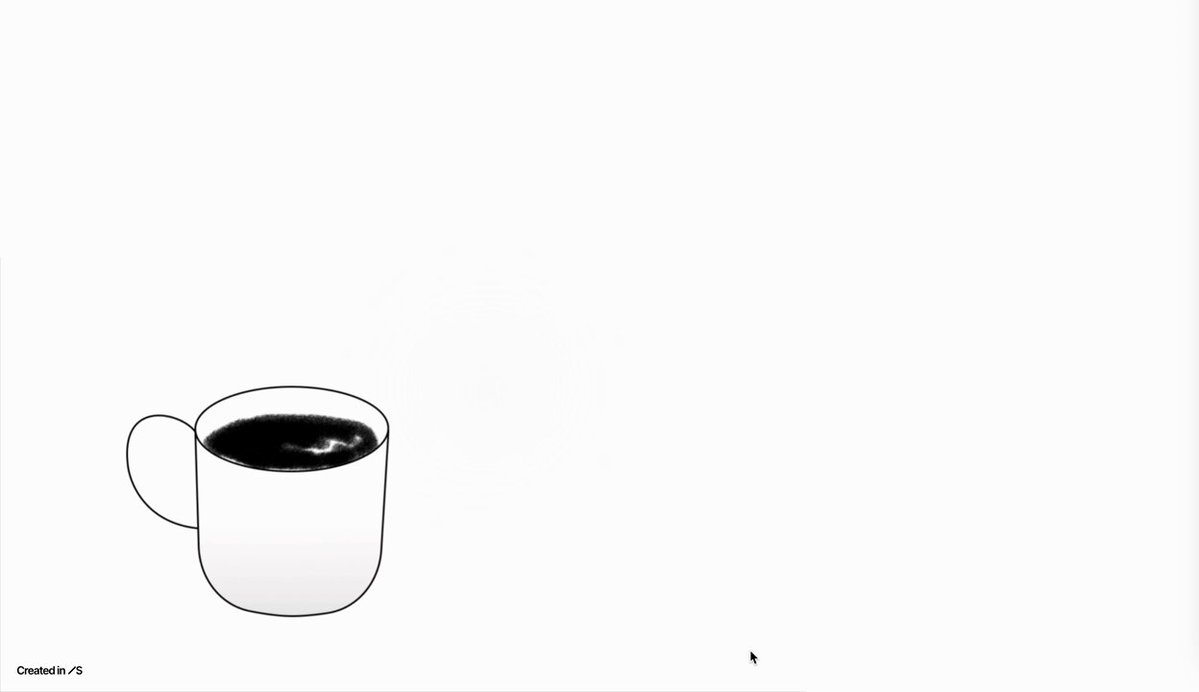 Image for the Tweet beginning: Coffee Shop HPトップページ、完成。

「コーヒー豆が好きすぎて、コーヒーにこだわる人たちとその素晴らしさを共有したい」

そんな若い店主の、小さなコーヒーショップを想定（妄想🤭）してデザイン。

色・余白・動きで、
語らずに伝えることへの挑戦です。

#デイトラ #デイトラライトニング 