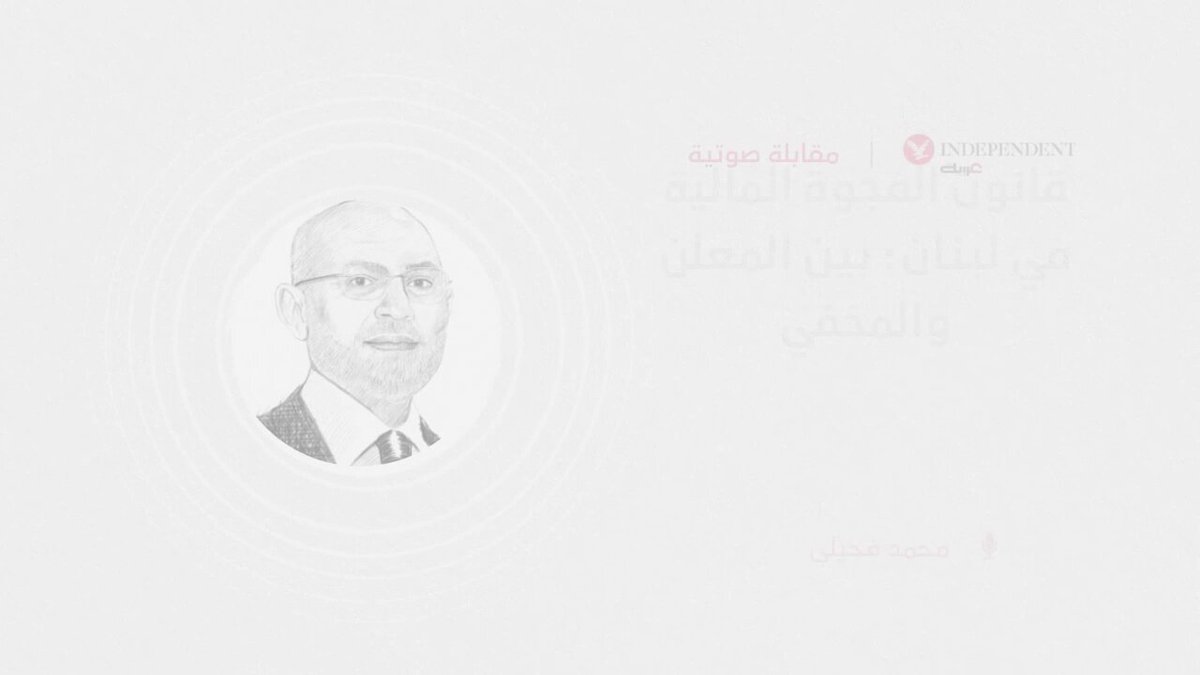 مقابلة صوتية ممع المتخصص في المخاطر المصرفية محمد فحيلي، وفيها "قانون الفجوة المالية" في لبنان... قراءة في المضمون 