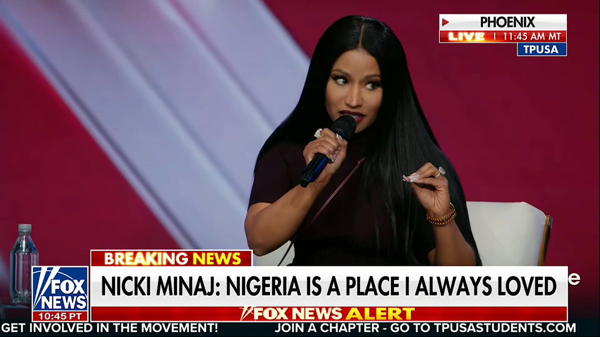 🚨 NOW: Nicki Minaj goes to bat for CHRISTIANS at AmFest

“We will speak up for Christians WHEREV...