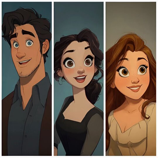 Split-panel noir dialogue