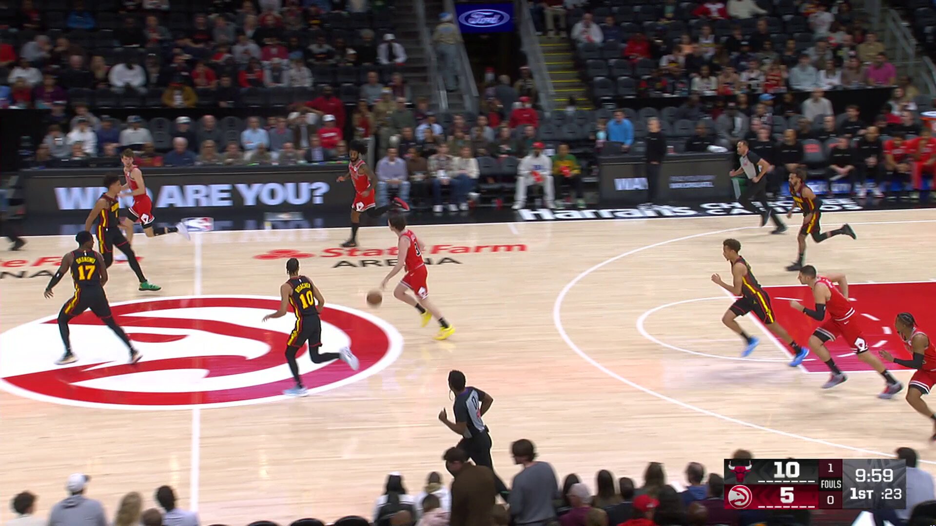 The Bulls come out HOT 

Matas makes it 5 straight buckets to open the game!