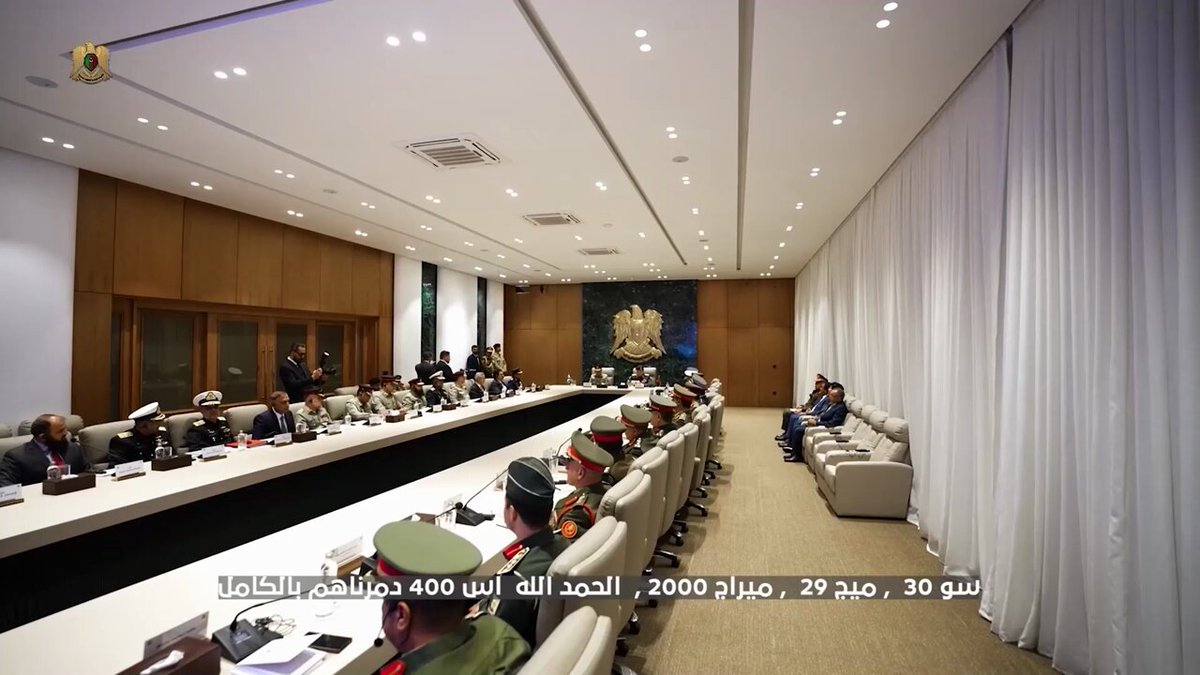 فيديو| قائد الجيش الباكستاني المشير عاصم منير، خلال لقائه نائب القائد العام الفريق أول ركن صدام حفتر: أضع إمكانياتنا تحت يد أخي نائب القائد العام الفريق أول ركن، صدام حفتر. #الساعة24 