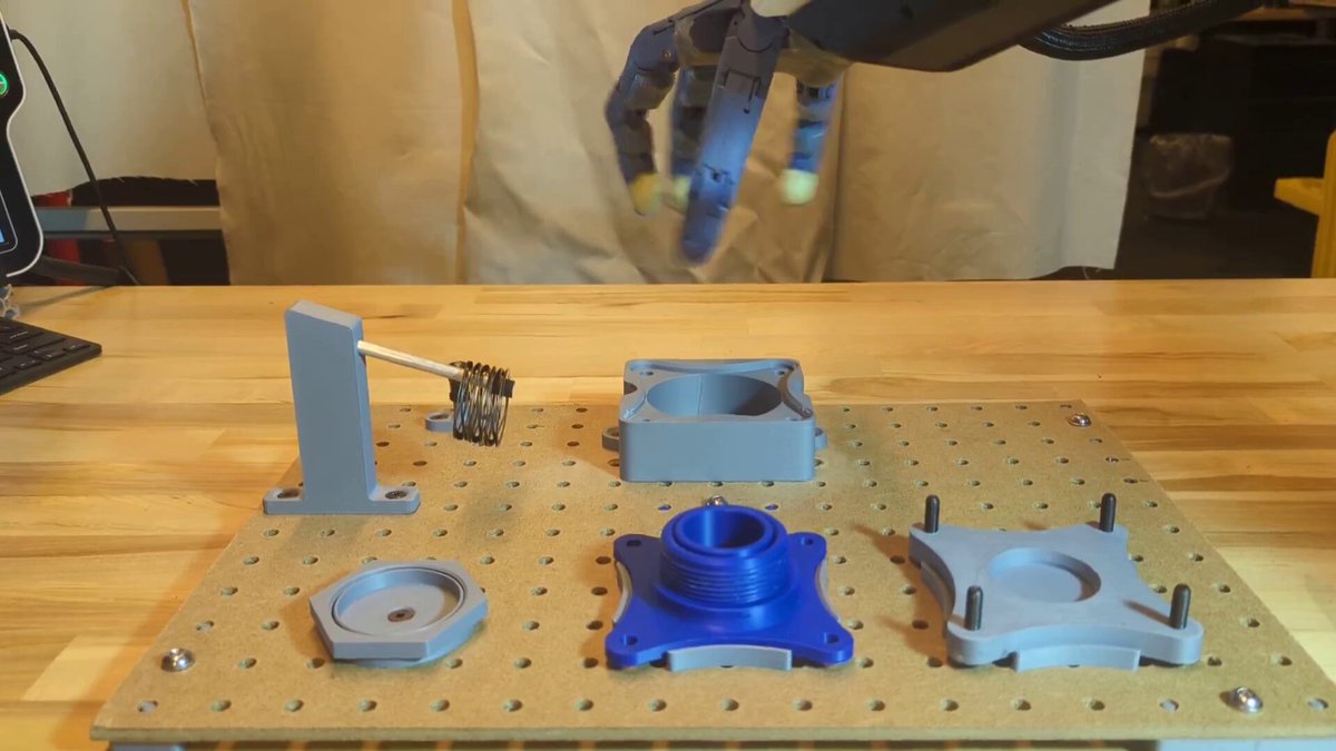 Autonomous mechanical assembly demo