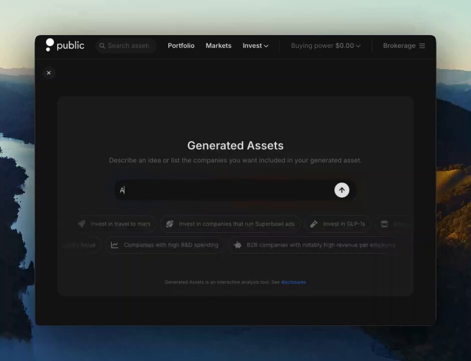 generated assets demo