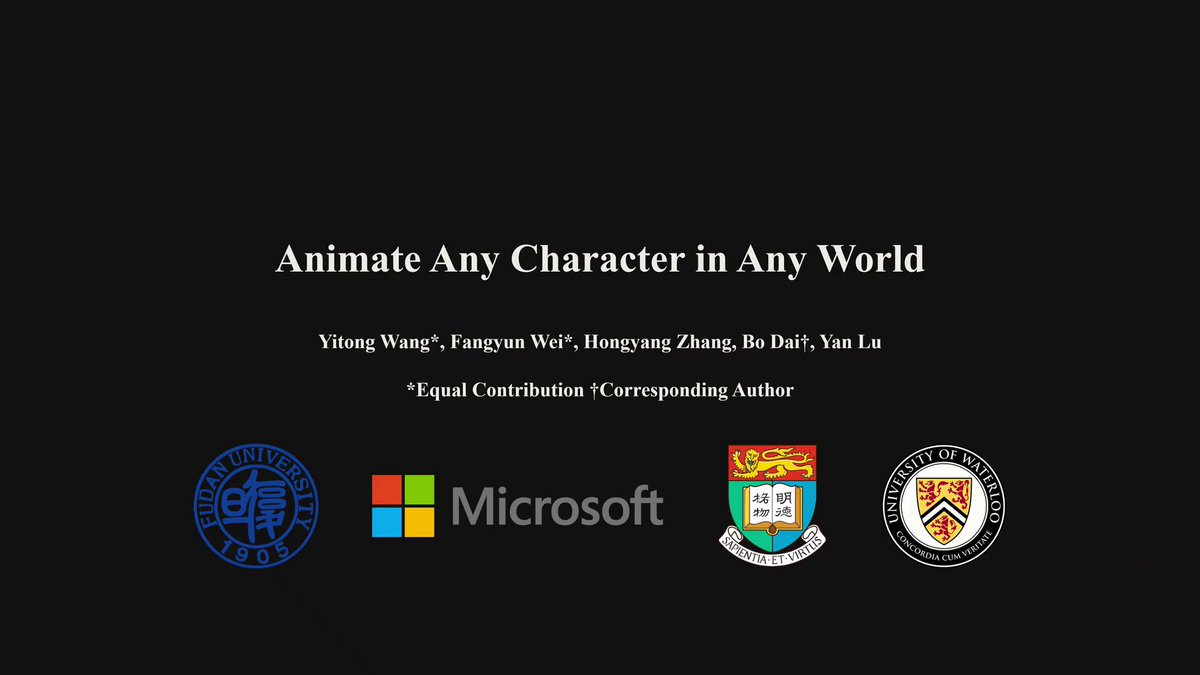 Any‑character animation demo