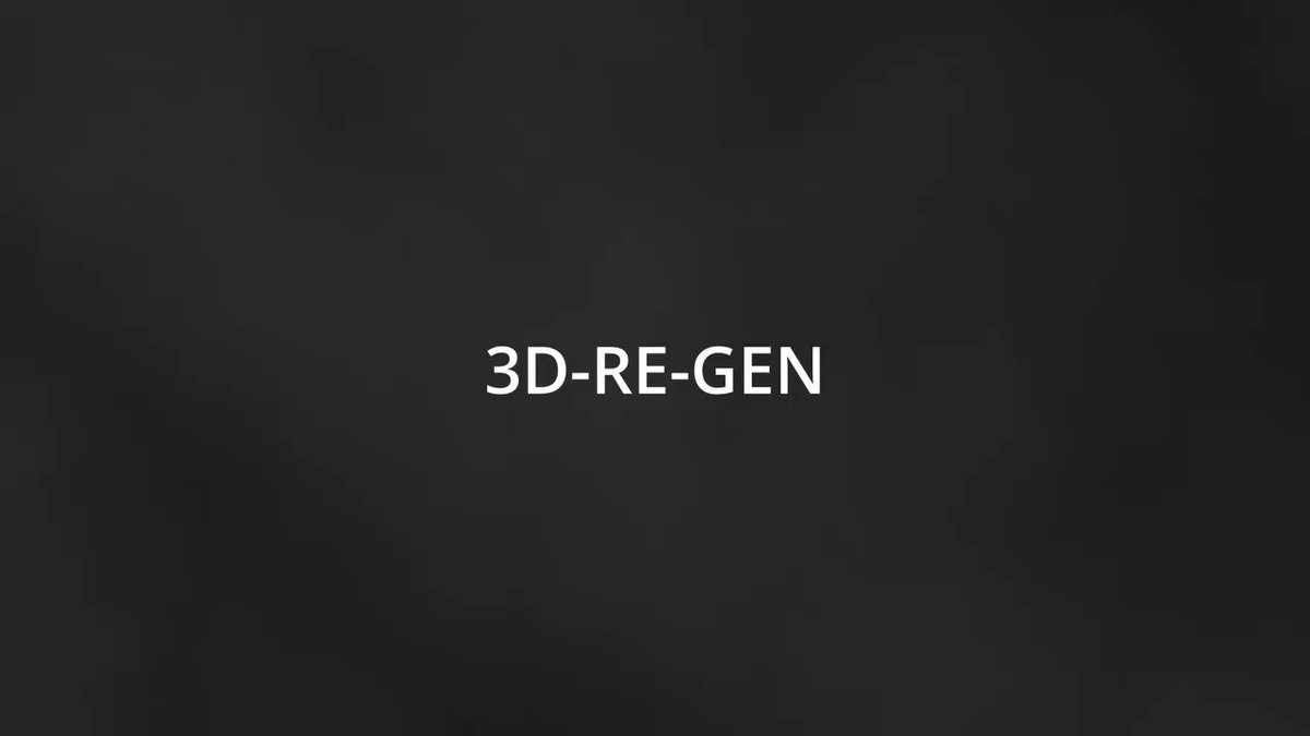 3D‑RE‑GEN indoor scenes