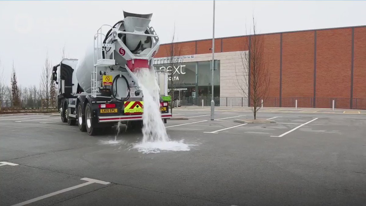 This 'thirsty' concrete absorbs 880 gallons of water a minute 