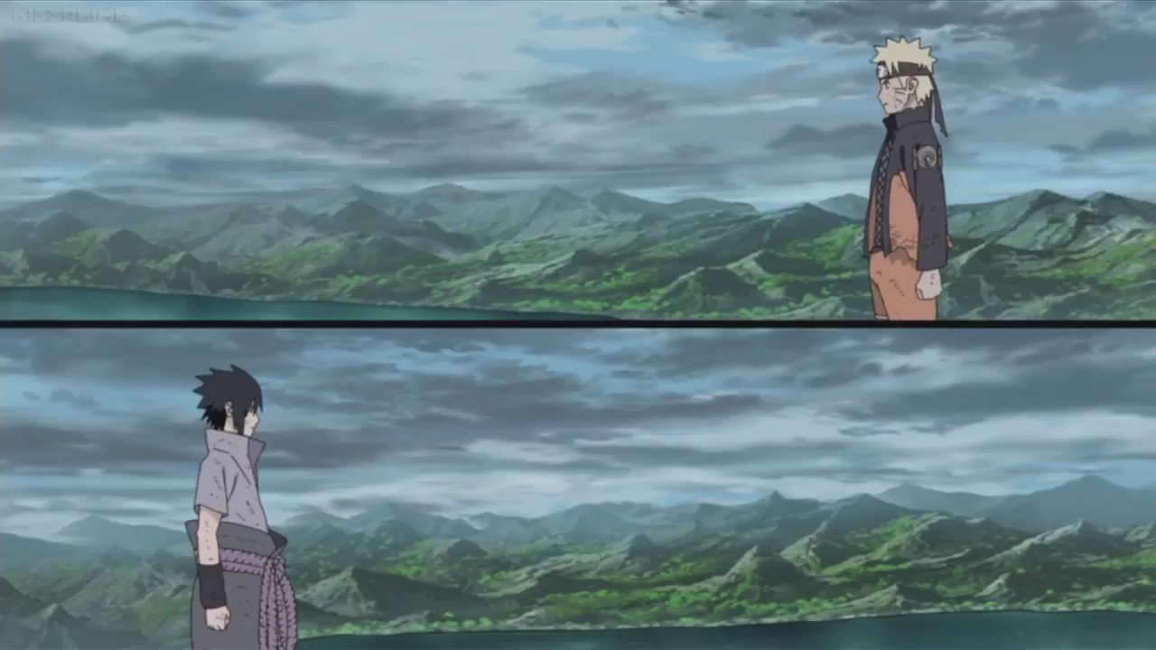 Naruto Posts on X: Naruto vs Sasuke the final battle aired 6