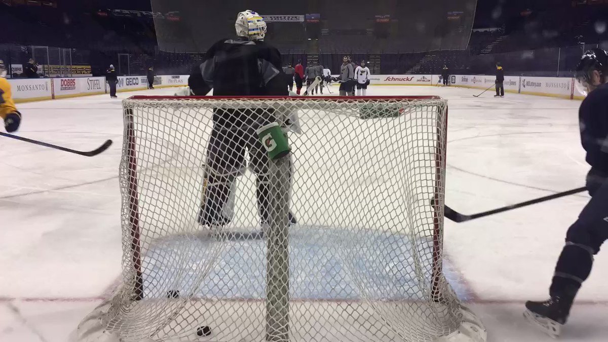 Being a goalie is a lot of work. #stlblues https://t.co/PslecBT22l