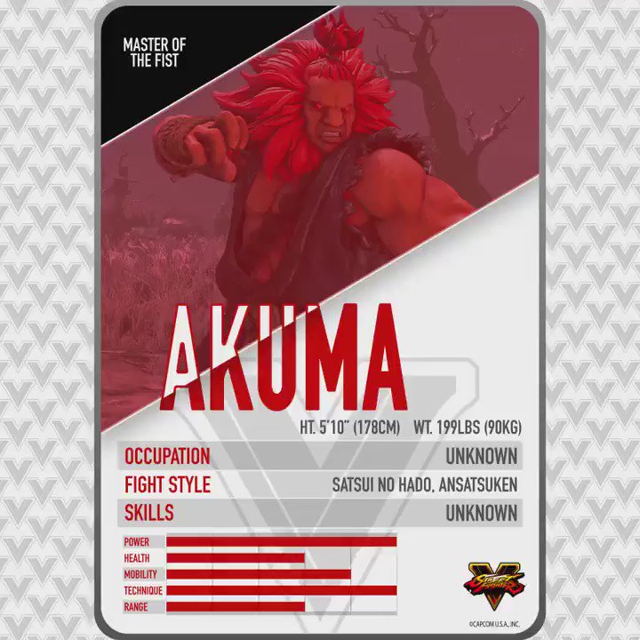 Akuma Street Fighter Greeting Card by Anggia Anindita