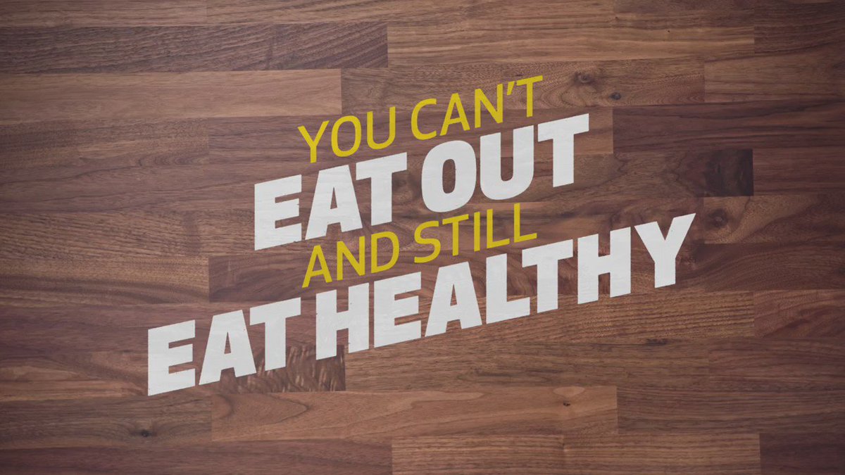 When you addcolor to every meal, eating out can still mean eating