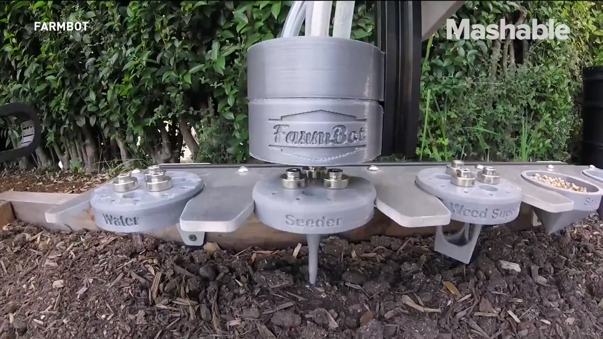 Cyber Security (@cybersec4u) on Twitter photo 23/08/2019 16:34:42 “FarmBot “ #robot 🤖plants and waters your farm 😉 Via @mashable “FarmBot “ #robot 🤖plants and waters your farm 😉 Via @mashable