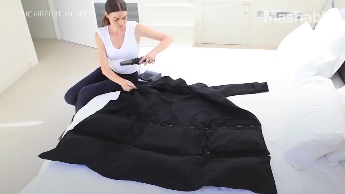 Skip all the baggage fees at the airport with this luggage jacket