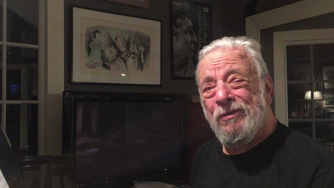 Happy 90th Birthday John Kander, from Stephen Sondheim! 