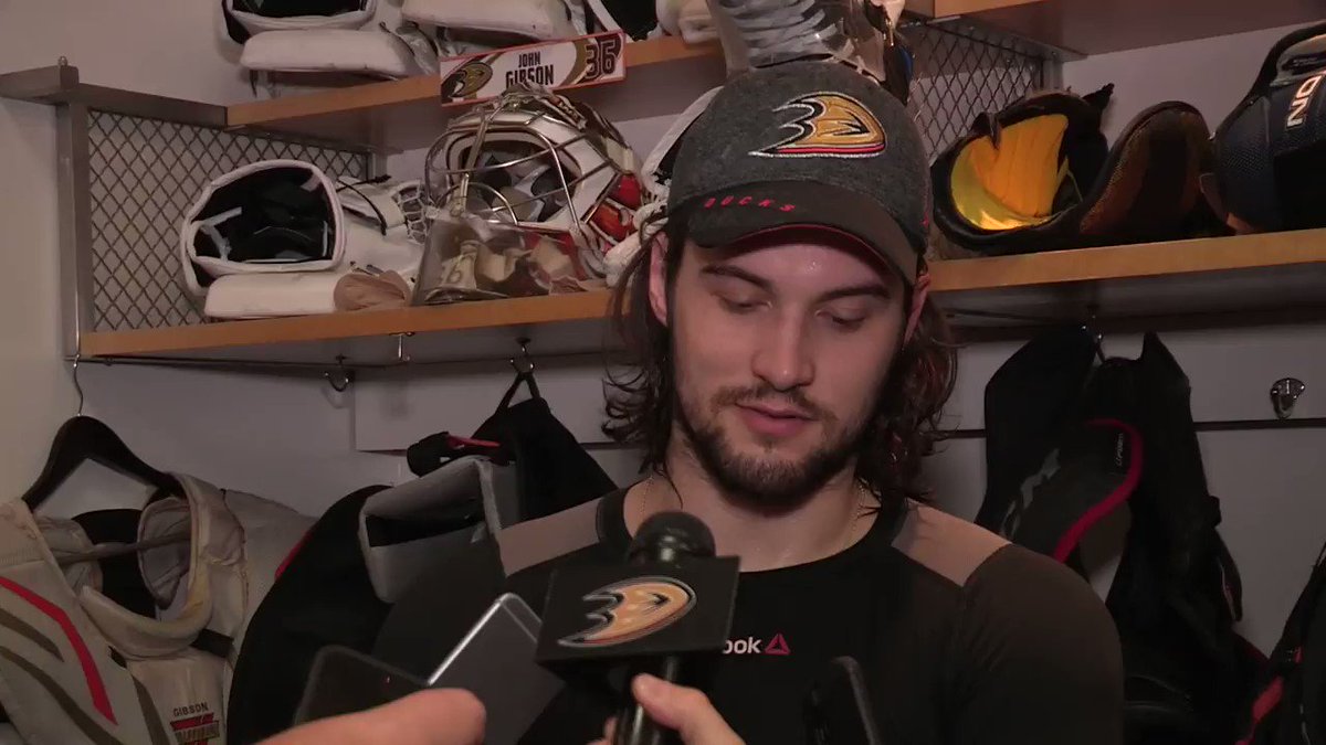 🎥: @JohnGibson35 talks recovering from his lower-body injury after taking part in today's optional morning skate. https://t.co/9TsPTJsCCi
