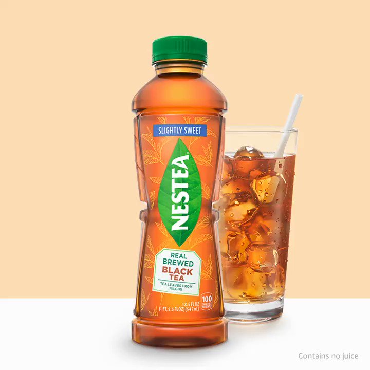 Slightly sweet, and we’re slightly obsessed with this real-brewed tea. Discover all the #NewNESTEA flavors at https://t.co/4AVgVsivHe https://t.co/6QSleMirNX