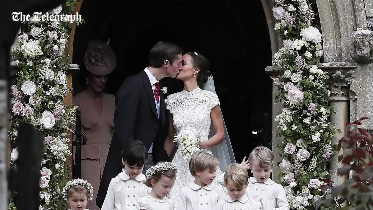Congratulations to the newlyweds #PippasWedding