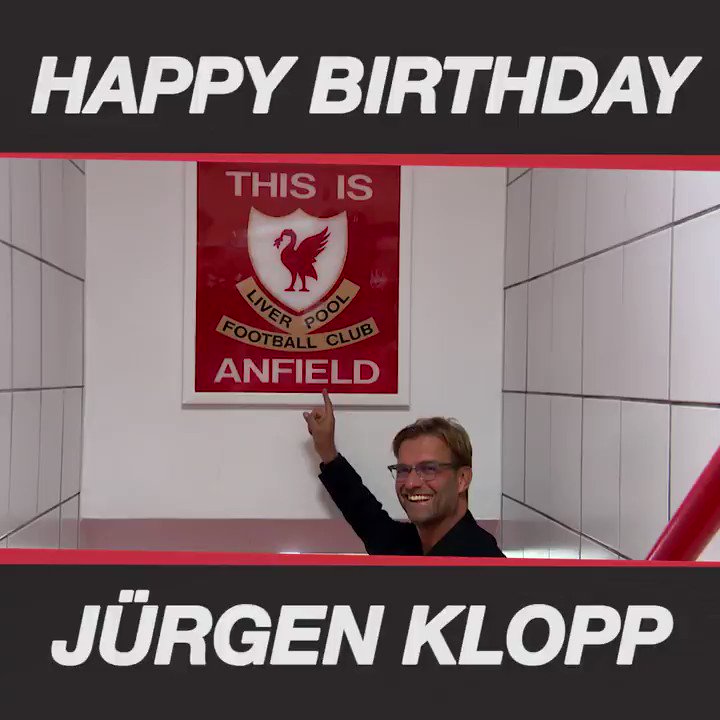 Happy 50th birthday to Jurgen Klopp today 