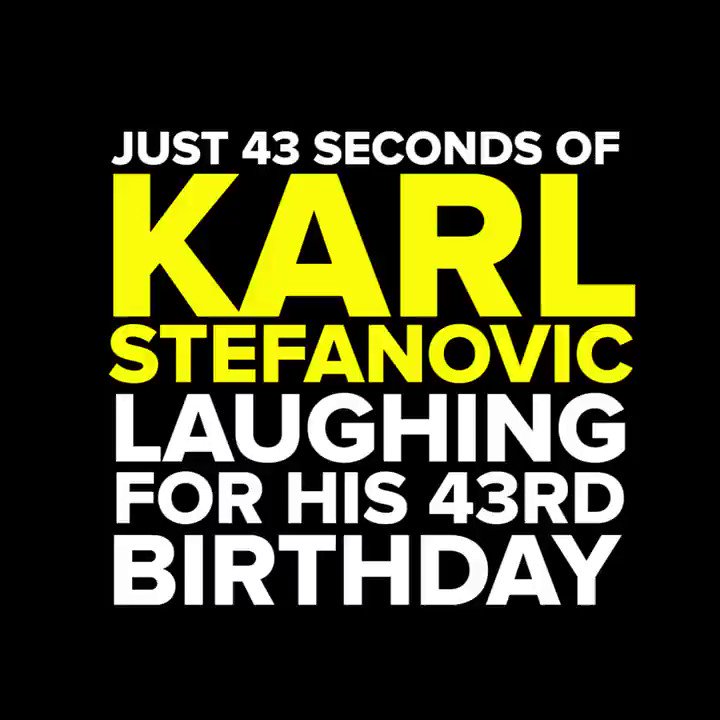 Just 43 Seconds Of Karl Stefanovic Laughing For His 43rd Birthday // Happy Birthday  