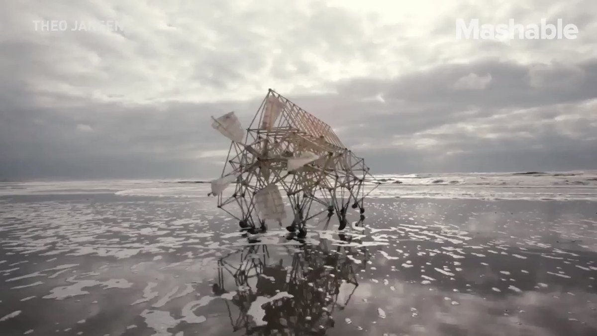 A Dutch sculptor spent 27 years building giant kinetic creatures