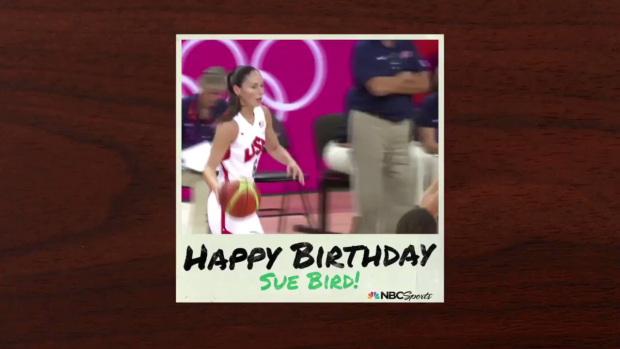 Happy Birthday Sue Bird !  