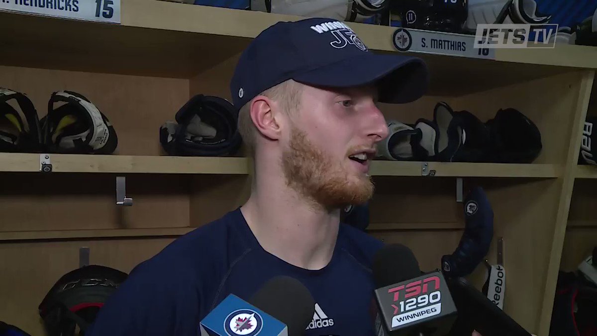 🎥 Kyle Connor speaks to his time on the top line tonight, his first goal of the season, and more.  #CBJvsWPG https://t.co/gW1yLNBhVj