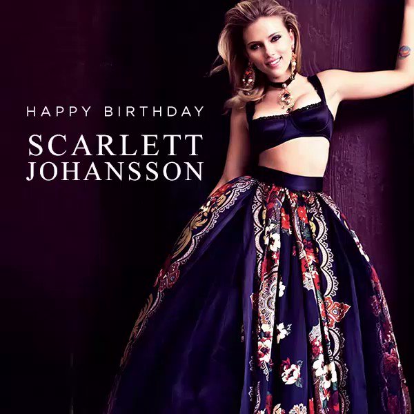 She doesn\t need superpowers to stand among superheroes! Happy Birthday, Scarlett Johansson. 