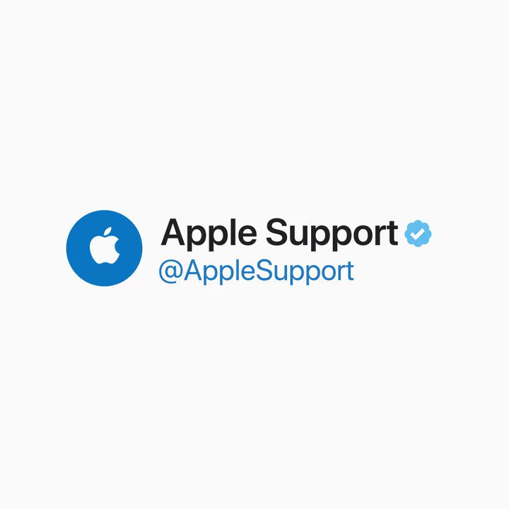 AppleSupport s video Tweet