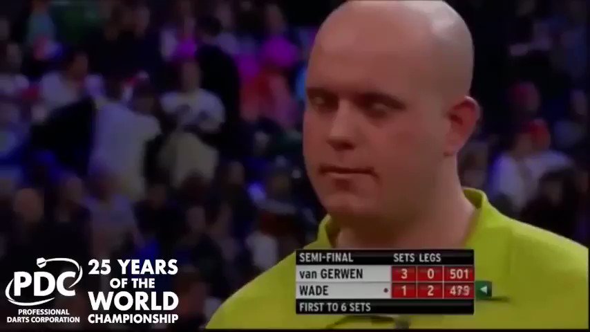Of course, the next nine-darter that we saw at the Alexandra Palace was one we all remember...
Take to the stage, Michael van Gerwen... https://t.co/0bcyi9SqLm