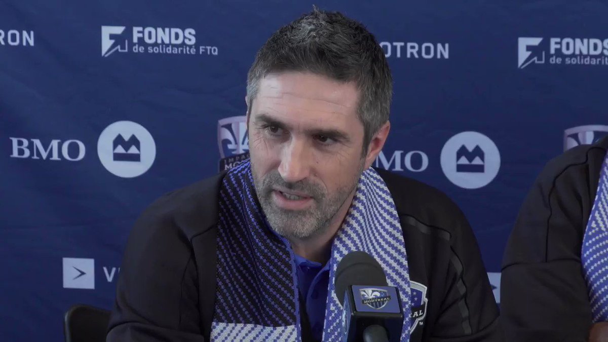 🎙️ Maxence Flachez, entraîneur-adjoint.  #IMFC https://t.co/ZgeYuhvQXJ