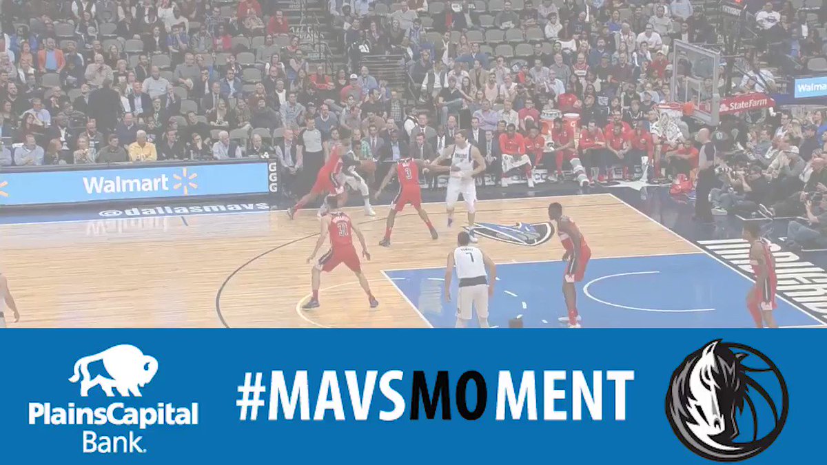 AND-1! This four-point play by @swish41 is tonight's @PlainsCapital #MavsMOment of the game! #MFFL #DALvsWAS https://t.co/el0IjDcJHN