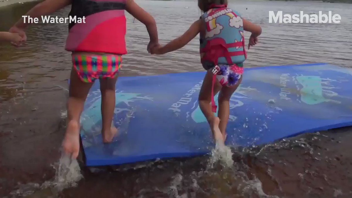 This mat lets you walk on water
