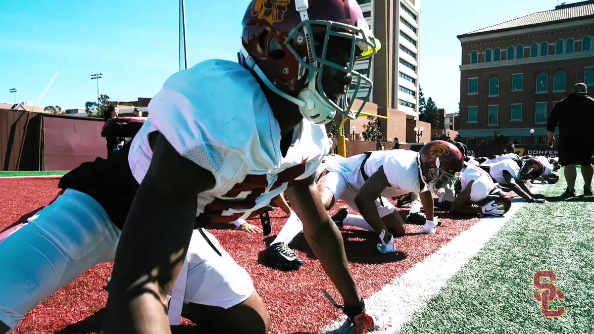 USC Trojans (@USC_Athletics) on Twitter photo 2018-03-29 02:30:00 When USC CB @ajeneharris is on the field, practice is always LIVE!
#FightOn | #TrojanMade When USC CB @ajeneharris is on the field, practice is always LIVE!
#FightOn | #TrojanMade